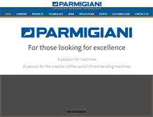 Tablet Screenshot of parmigiani.net